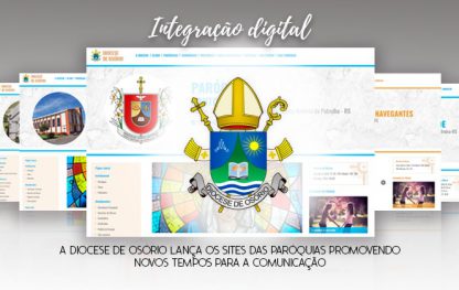 Diocese de Osório lança sites para as suas 22 paróquias
